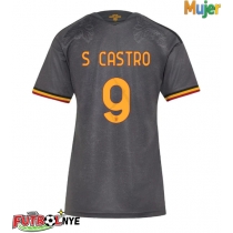 Camiseta AS Roma Santiago Castro #9 Tercera Equipación para mujer 2026-27 manga corta